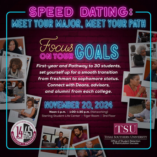 Speed dating flyer