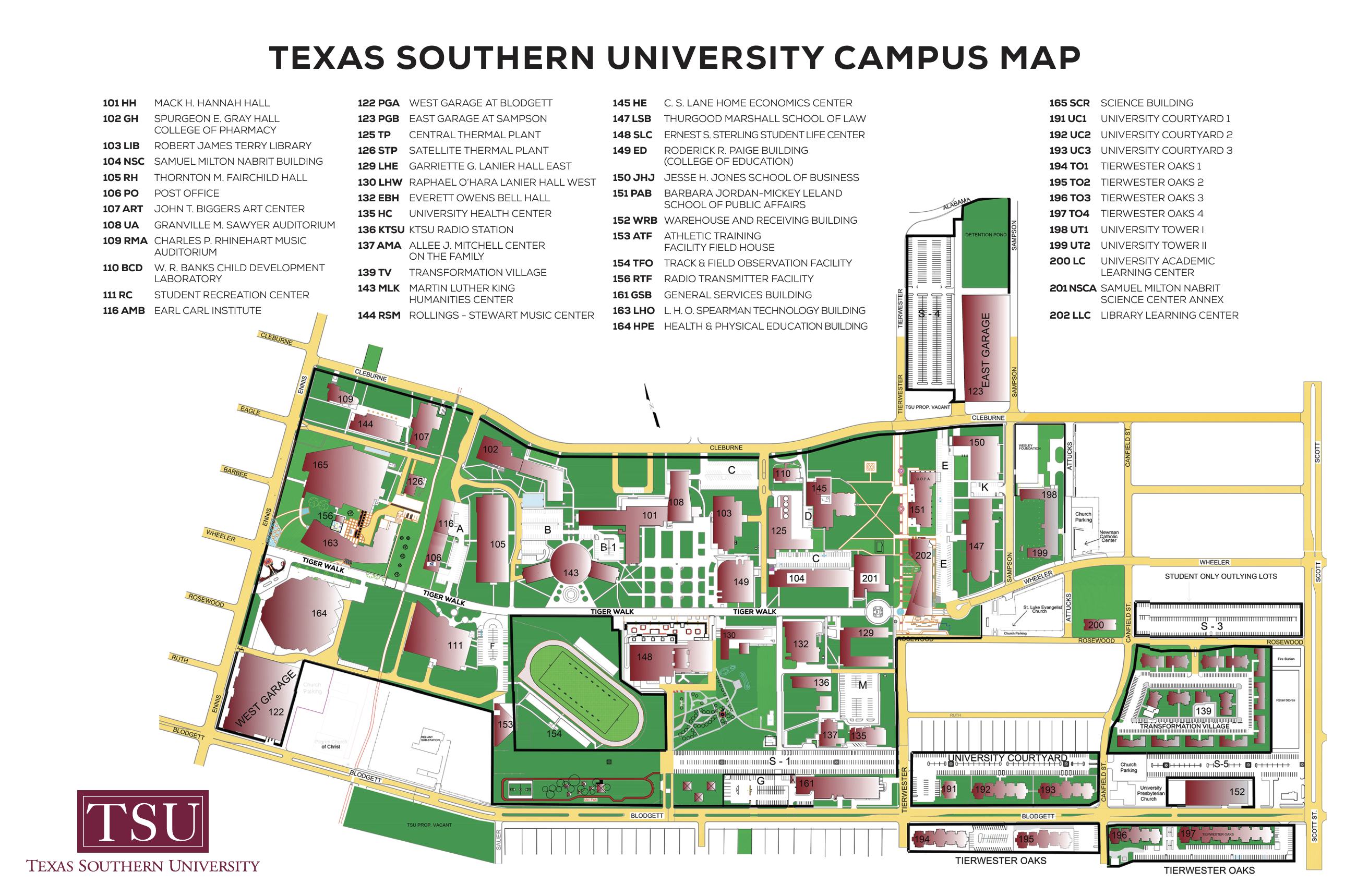 University Campus Map